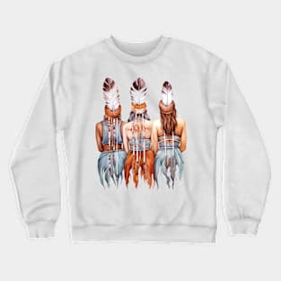 Native American Back Women #2 Crewneck Sweatshirt